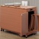 Foppapedretti Tavolo Copernico Noce 9