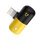 Area ADCLIGHTAUXYK adattatore per inversione del genere dei cavi Lightning 2x Lightning Nero, Giallo 2