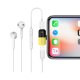 Area ADCLIGHTAUXYK adattatore per inversione del genere dei cavi Lightning 2x Lightning Nero, Giallo 3