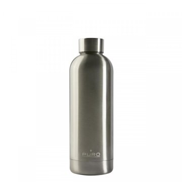 PURO Hot&Cold Glossy Bicicletta, Uso quotidiano, Fitness, Sport 500 ml Acciaio inox