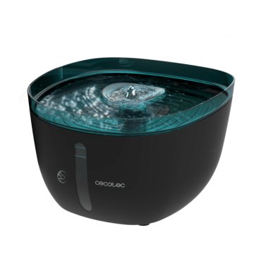 Cecotec Pumba 2200 Refresh distributore di cibo e acqua per cani e gatti Plastica Nero, Blu Universale Abbeveratoio automatico per animali domestici