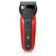 Braun Series 3 300s Rasoio Elettrico Ricaricabile, Rasoio Da Barba Per Uomo, Rosso 2
