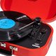 Trevi SALLY GIRADISCHI STEREO WIRELESS USB AUX-IN BATTERIA RICARICABILE TT 1020 BT ROSSO 6