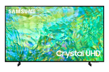 Samsung Series 8 TV UE50CU8070UXZT Crystal UHD 4K, Smart TV 50" Processore Crystal 4K, Adaptive Sound, Nero 2023