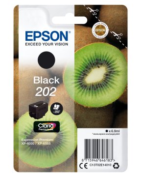 Epson Kiwi Singlepack Nero 202 Claria Premium Ink