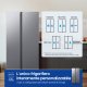 Samsung RS62DG5003S9 frigorifero side-by-side Libera installazione 655 L E Acciaio inossidabile 9