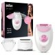 Braun Silk-épil 3 Silk-?pil 3-270, Epilatore Donna Per La Rimozione Duratura Dei Peli - Bianco/Rosa 2