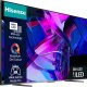 Hisense U7KQ TV Mini-LED ULED 4K Ultra HD 100” 100U7KQ, Smart TV VIDAA U7, QLED Display 144Hz, Wifi, Retroilluminazione Mini-LED, Local Dimming, HDR Dolby Vision IQ, Quantum Dot Colour, 144Hz Game Mod 3