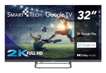 Smart-Tech 32FG01V TV 81,3 cm (32") Full HD Smart TV Wi-Fi Grigio 180 cd/m²