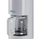 Ariete 1394 Macchina Caffè Filtro Breakfast, Macchina per caffè americano, Capacità 12 tazze, Finestra livello acqua, Indicatore luminoso di accensione, Filtro e portafiltro lavabili, White & Aegean T 2