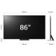 LG QNED AI 86'' Serie QNED86 86QNED86T6A, TV 4K, 4 HDMI, SMART TV 2024 9