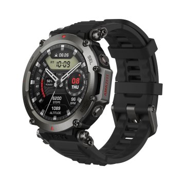 Amazfit T-Rex Ultra 3,53 cm (1.39") AMOLED 47 mm Digitale 454 x 454 Pixel Touch screen Nero Wi-Fi GPS (satellitare)