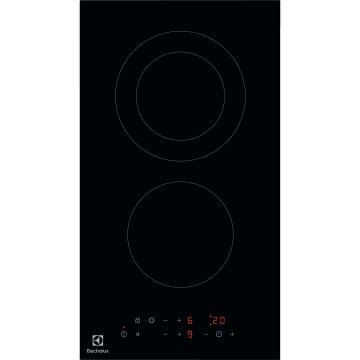 Electrolux Serie 300 LHR3233CK Nero Da incasso 30 cm Ceramica 2 Fornello(i)