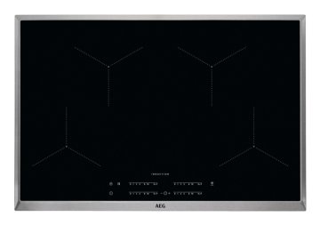 AEG IKB84433XB Nero Da incasso 80 cm Piano cottura a induzione 4 Fornello(i)