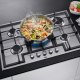 AEG HGB75520SM Acciaio inox Da incasso 75 cm Gas 5 Fornello(i) 12