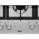 AEG HGB75520SM Acciaio inox Da incasso 75 cm Gas 5 Fornello(i) 3