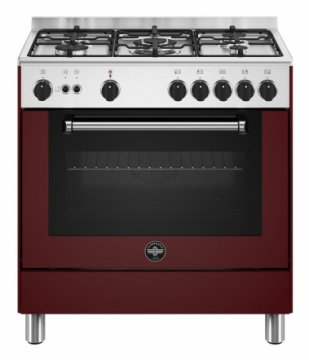 Bertazzoni La Germania Americana AMN855GVIV/24 cucina Gas Bordeaux