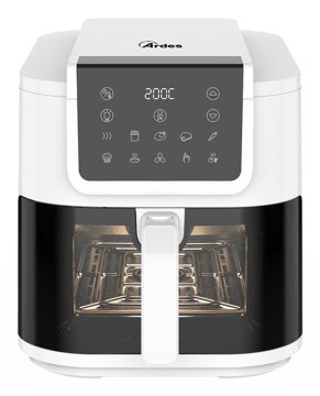 Ardes ARFRYA08LVW friggitrice Singolo 8 L Indipendente 1700 W Friggitrice ad aria calda Nero, Bianco