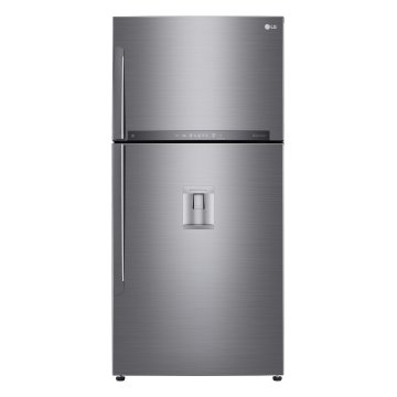LG GTF916PZPED Frigorifero doppia porta maxi, Classe E, 592L, Wi-Fi, Dispenser acqua, Inox