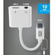 Cellularline Sound Charge Usb-c/Jack 3.5 Adattatore splitter ricarica/suono Usb-c/Jack 3.5 3
