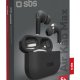 SBS Air Kab Max Auricolare True Wireless Stereo (TWS) In-ear Musica e Chiamate Bluetooth Nero 3