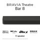 Sony BRAVIA Theatre Bar 8 – Dolby Atmos soundbar, 11 Speaker, Wi-Fi, Bluetooth, 360 Spatial Sound Mapping 11