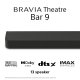 Sony BRAVIA Theatre Bar 9 – Dolby Atmos® soundbar, 13 speaker, Wi-Fi®, Bluetooth®, 360 Spatial Sound Mapping 12