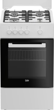 Beko FSG522DWC Cucina Gas Nero, Bianco