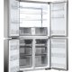 Haier Cube 90 Serie 7 HCR7918ENMP frigorifero 4 porte Libera installazione 629 L E Platino, Acciaio inox 20