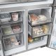 Haier Cube 90 Serie 7 HCR7918ENMP frigorifero 4 porte Libera installazione 629 L E Platino, Acciaio inox 26