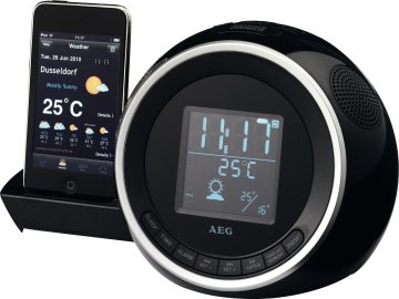 AEG SRC 4438 Orologio Nero