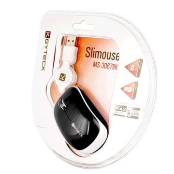 Keyteck MS-3067BK mouse Ufficio Ambidestro USB tipo A Ottico