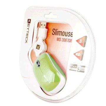Keyteck MS-3067GR mouse Ufficio Ambidestro USB tipo A Ottico