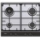 Haier Series 2 HAHG6BR4S2X Acciaio inox Da incasso 59.5 cm Gas 4 Fornello(i) 2