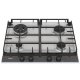Haier Series 2 HAHG6BR4S2X Acciaio inox Da incasso 59.5 cm Gas 4 Fornello(i) 3