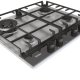 Haier Series 2 HAHG6BR4S2X Acciaio inox Da incasso 59.5 cm Gas 4 Fornello(i) 5