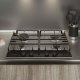 Haier Series 2 HAHG6BR4S2X Acciaio inox Da incasso 59.5 cm Gas 4 Fornello(i) 6