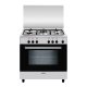 Glem Gas A855EI cucina Elettrico Nero, Acciaio inox 2