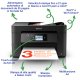 Epson WorkForce Pro WF-3825DWF, stampante multifunzione A4 getto d'inchiostro (stampa, scansione, copia), Display LCD 6.8cm, WiFi Direct, 3 mesi inchiostro incluso con ReadyPrint 3