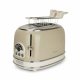 Ariete 155 Tostapane Vintage 2 fette di pane - con pinze - 6 livelli di tostatura - 810 Watt- Acciaio Inox - Linea Vintage - Beige 3