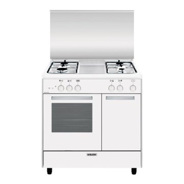 Glem Gas AR854GX cucina Elettrico/Gas Bianco