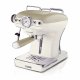 Ariete 1389 Macchina da Caffè Espresso di Design - per Polvere e cialde ESE - filtro 1 e 2 tazze - Montalatte - 850 Watt - Linea Vintage - Beige 2