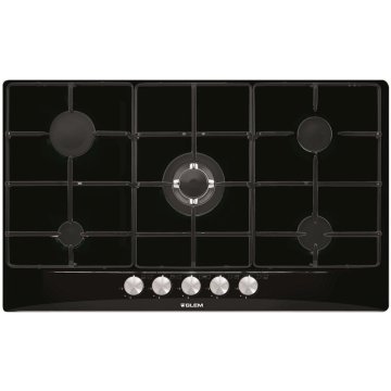 Glem Gas GT955 Nero Da incasso 90 cm 5 Fornello(i)