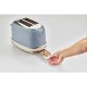 Ariete 155 Tostapane Vintage 2 fette di pane - con pinze - 6 livelli di tostatura - 810 Watt- Acciaio Inox - Linea Vintage - Celeste 7