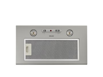 Glem Gas GHF527SI cappa aspirante Integrato Argento 260 m³/h