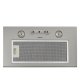 Glem Gas GHF527SI cappa aspirante Integrato Argento 260 m³/h 2