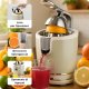 Ariete 413 Spremiagrumi Elettrico con Leva - Salvagoccia - Motore Silenzioso - 85 Watt - Design Vintage - Beige 8