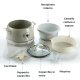 Ariete 2904 Rice Cooker - Cuociriso Elettrico con bowl in ceramica - Sushi fatto in casa - Multicooker - Linea Vintage - 3,5 L - 650 W - Beige 12