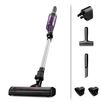 Rowenta RH1129 Aspirapolvere a bastone 2 in 1 Batteria Secco Senza sacchetto 0,4 L 100 W Viola, Alluminio