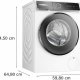 Bosch Serie 8 WGB24400IT Lavatrice a carica frontale 9kg 1400g/min Bianco A-20% 10